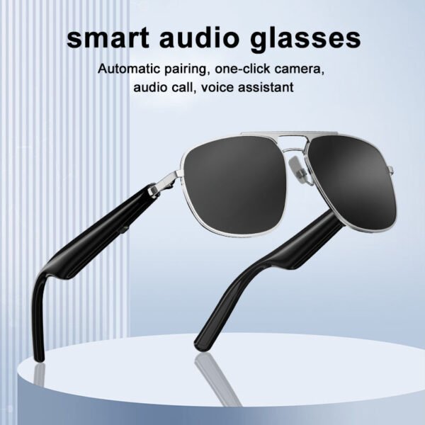 Cavenirer Bluetooth Audio Smart Glasses with Wireless Controls