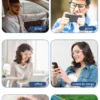 Cavenirer Open-Ear Bluetooth Smart Glasses with Optical Frame