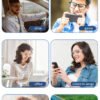 Cavenirer Open-Ear Bluetooth Smart Glasses with Optical Frame