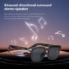 Cavenirer Bluetooth Audio Smart Sunglasses with AI Voice Support