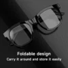 Cavenirer Bluetooth 5.4 Open-Ear Audio Glasses with Touch Controls