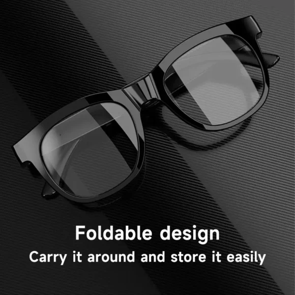 Cavenirer Bluetooth 5.4 Open-Ear Audio Glasses with Touch Controls