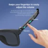 Cavenirer Bluetooth Audio Smart Sunglasses with AI Voice Support