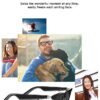 Cavenirer Open-Ear Bluetooth Smart Glasses with Optical Frame