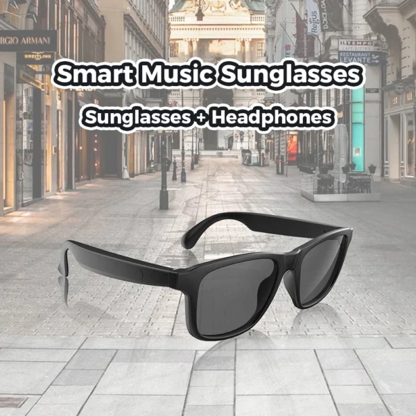 Cavenirer Day-Night Anti-Blue Light Audio Sunglasses with Bluetooth