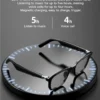 Cavenirer Open-Ear Bluetooth Smart Glasses with Optical Frame