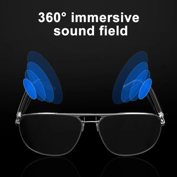 Cavenirer Bluetooth Audio Smart Glasses with Wireless Controls