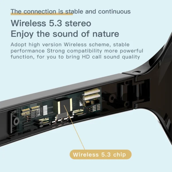 H8be81437c016446ab3b8213d90dba904v-1.webp Cavenirer UV-Protective Bluetooth Audio Sunglasses for Sports