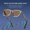 Cavenirer Bluetooth Audio Smart Sunglasses with AI Voice Support