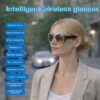 Cavenirer UV-Protective Open-Ear Audio Sunglasses for Driving & Cycling