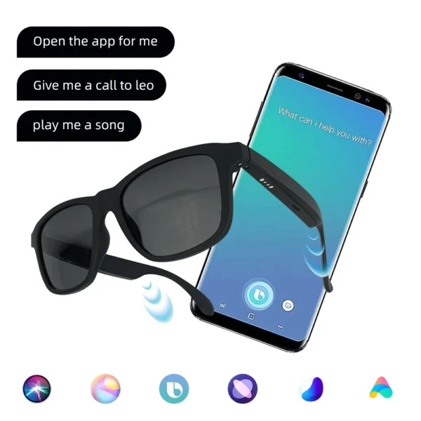 Cavenirer Day-Night Anti-Blue Light Audio Sunglasses with Bluetooth