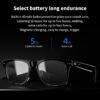 Ai Translation Smart Glasses Multi-functional Touch Control Ip65 Waterproof 100mah  Audio Eyewear