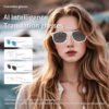 Ai Translation Smart Glasses Multi-functional Touch Control Ip65 Waterproof 100mah  Audio Eyewear